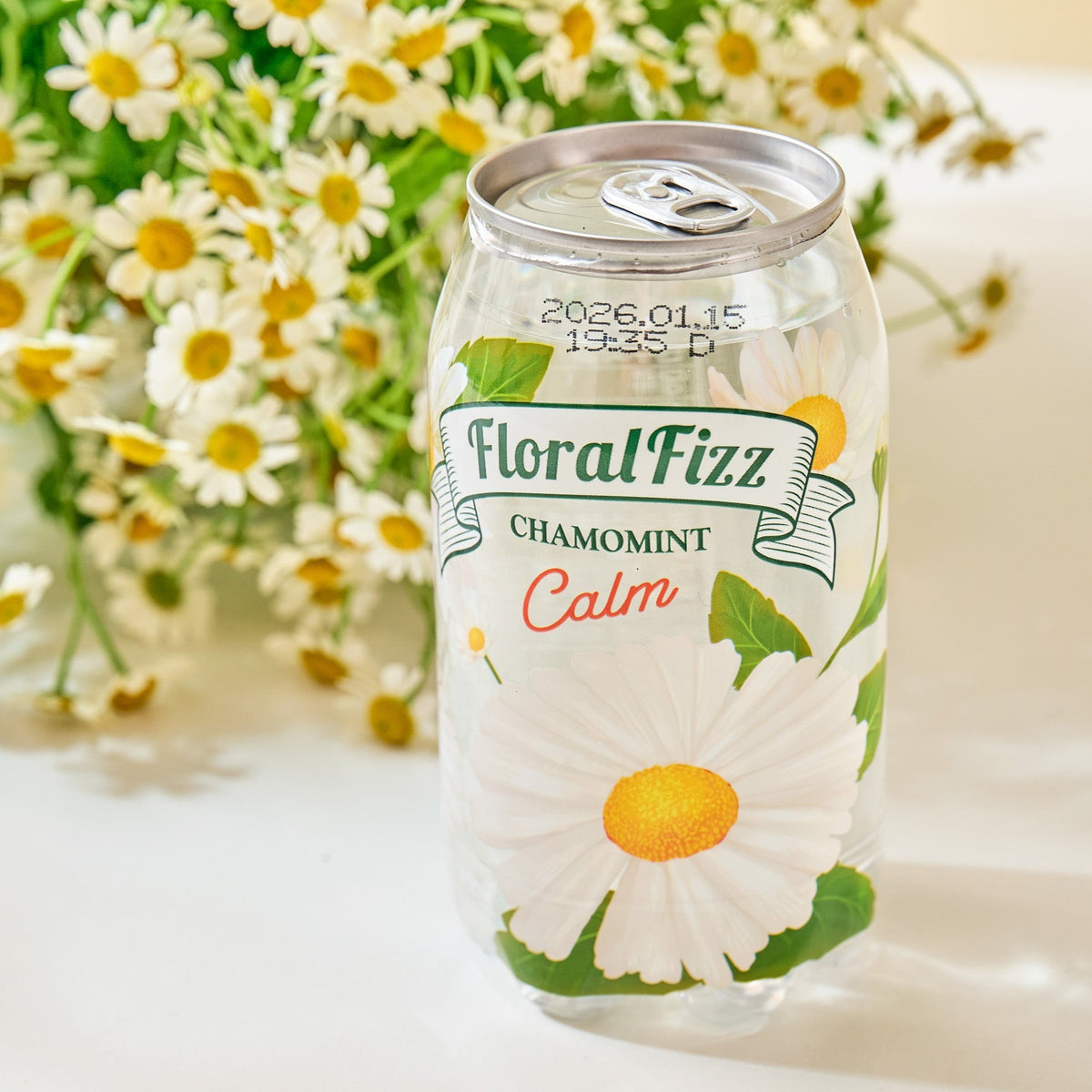 [Bling Booster] Floral Fizz Chamomint Zero Calorie Soda 花漾菲茲洋甘菊薄荷味零卡汽水 (350ml x 6)